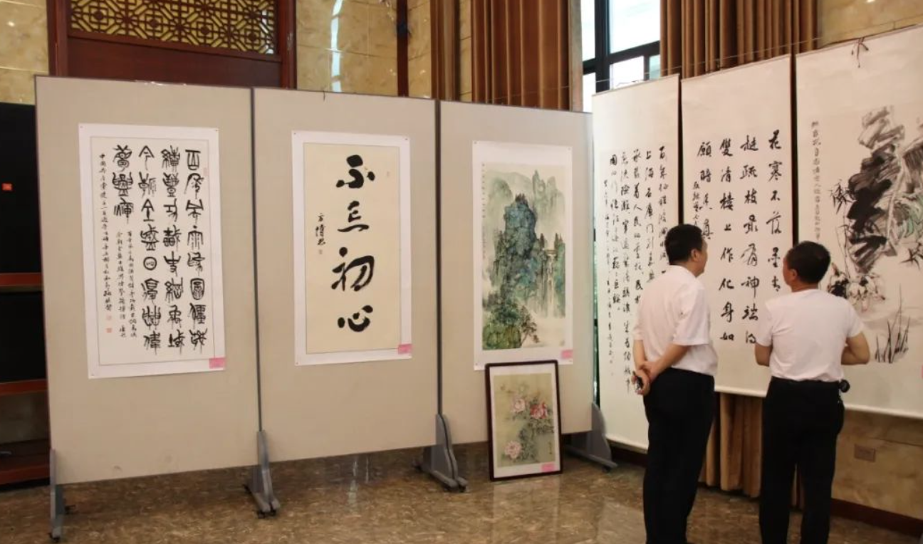 周至县统一战线庆祝建党100周年书画展隆重开幕-艺起飞诗书画雅集馆承办(图8)